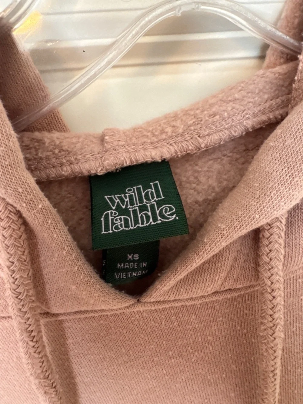 wild fable Hooded Sweatshirt Duo — Dusty Rose & Black XS - Picture 6 of 7